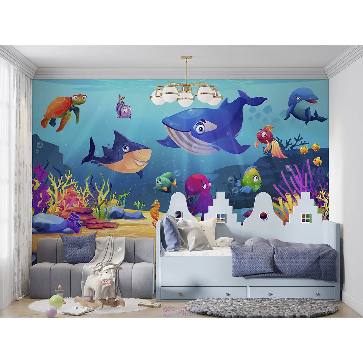 Фотообои на заказ по индивидуальному размеру Citydecor Детская 445