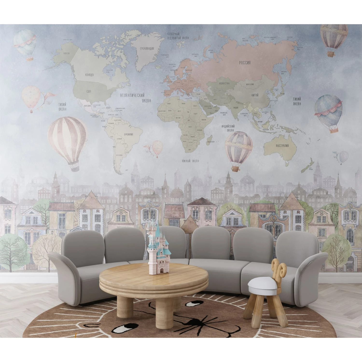 Фотообои на заказ по индивидуальному размеру Citydecor Детская 460