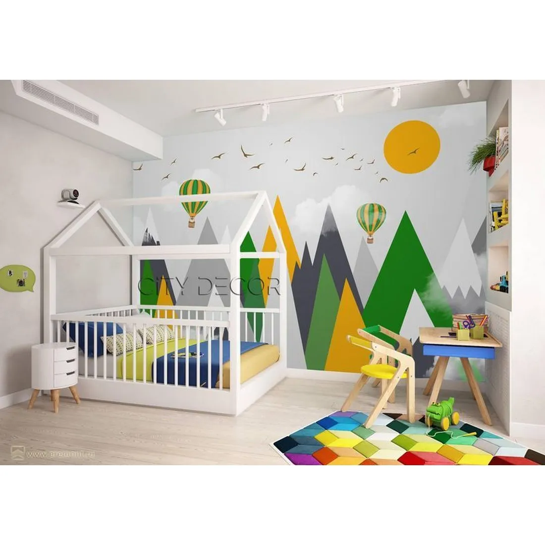 Фотообои на заказ по индивидуальному размеру Citydecor Детская 47