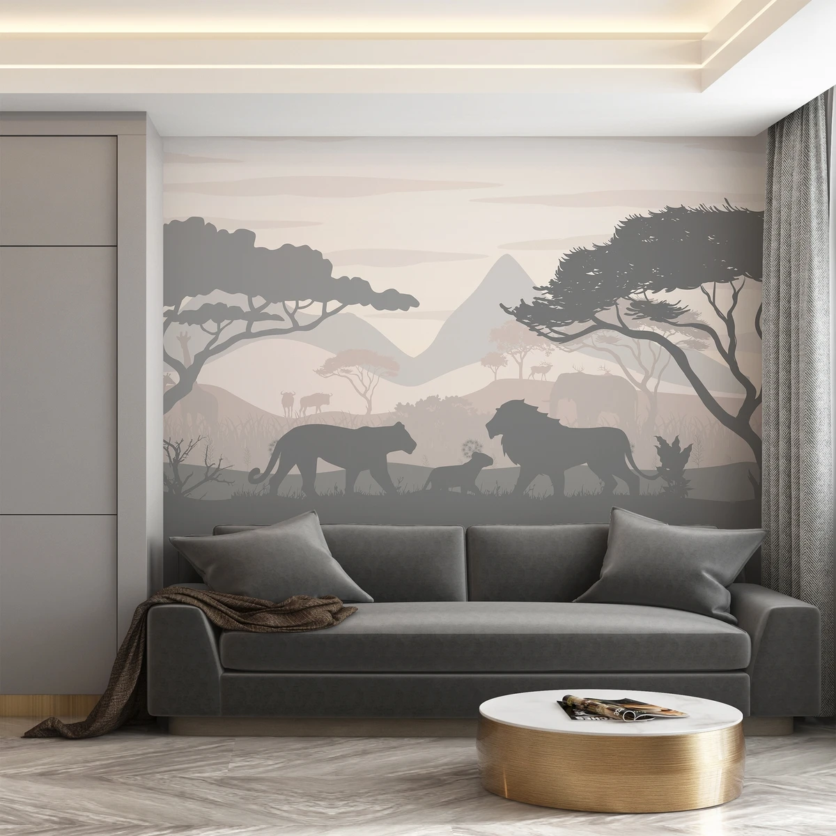 Фотообои на заказ по индивидуальному размеру Citydecor Сафари 1