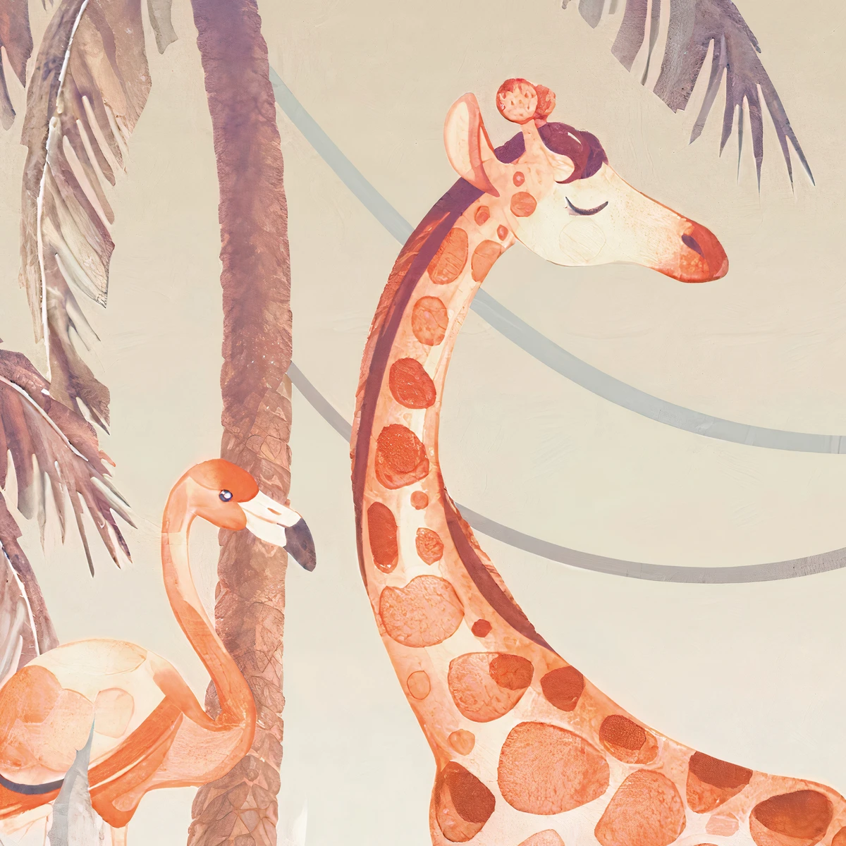 Фотообои на заказ по индивидуальному размеру Citydecor Джунгли зовут 39