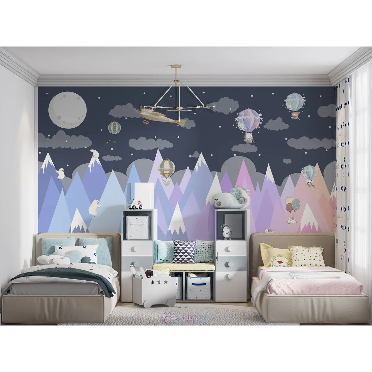 Дизайнерские фотообои по индивидуальному размеру Citydecor Fantasy 13