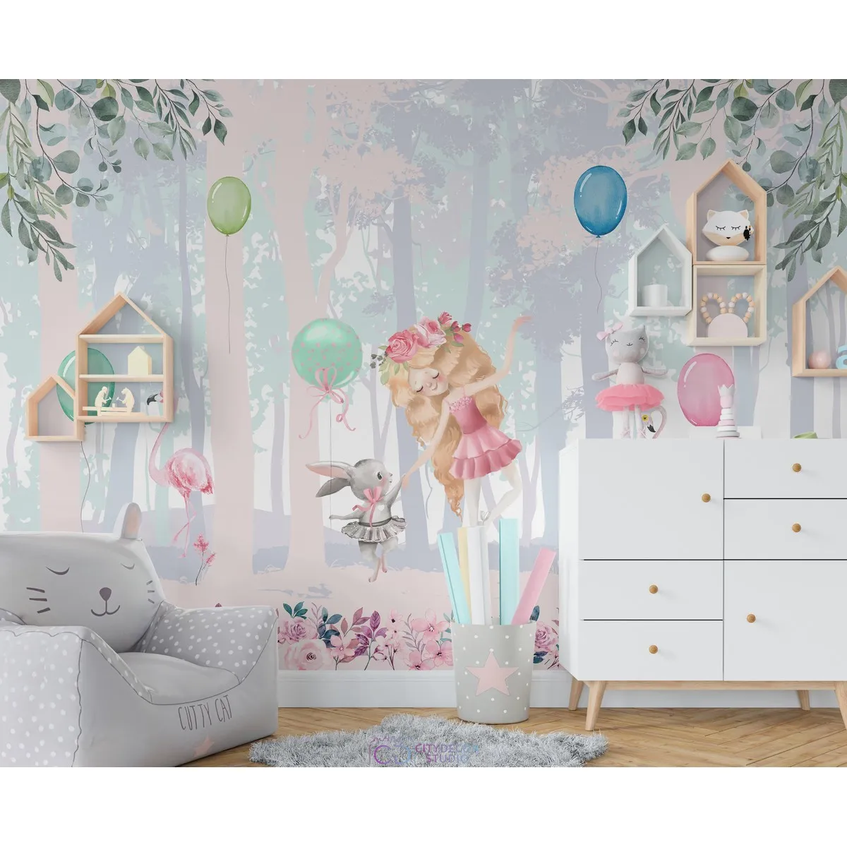 Дизайнерские фотообои по индивидуальному размеру Citydecor Fantasy 21