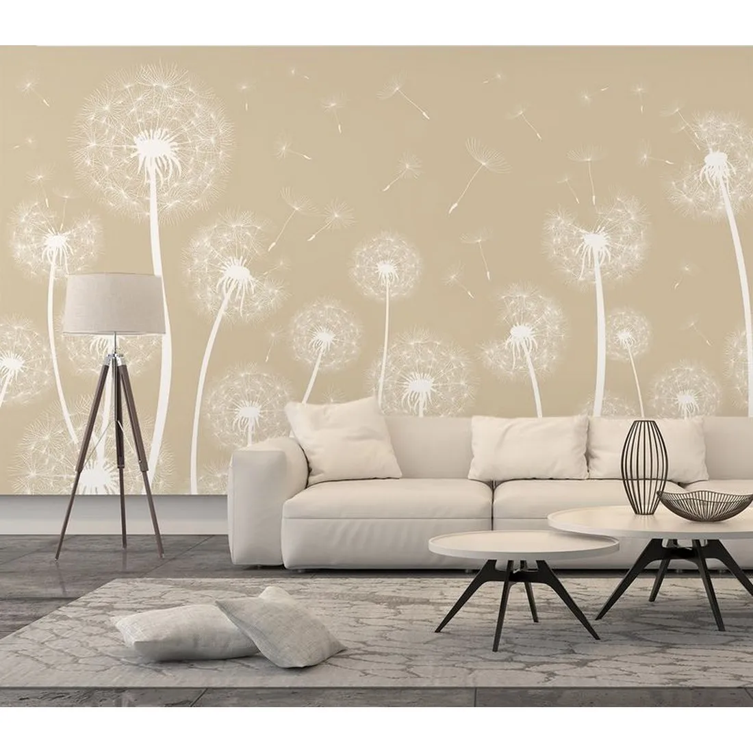 Фотообои на заказ по индивидуальному размеру Citydecor Одуванчики 2