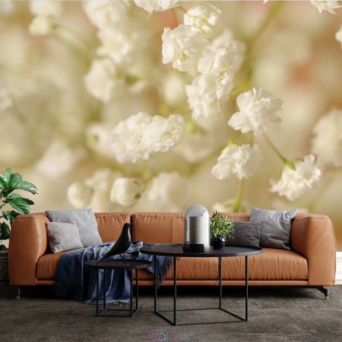 Фотообои на заказ по индивидуальному размеру Citydecor Цветы и Растения 166