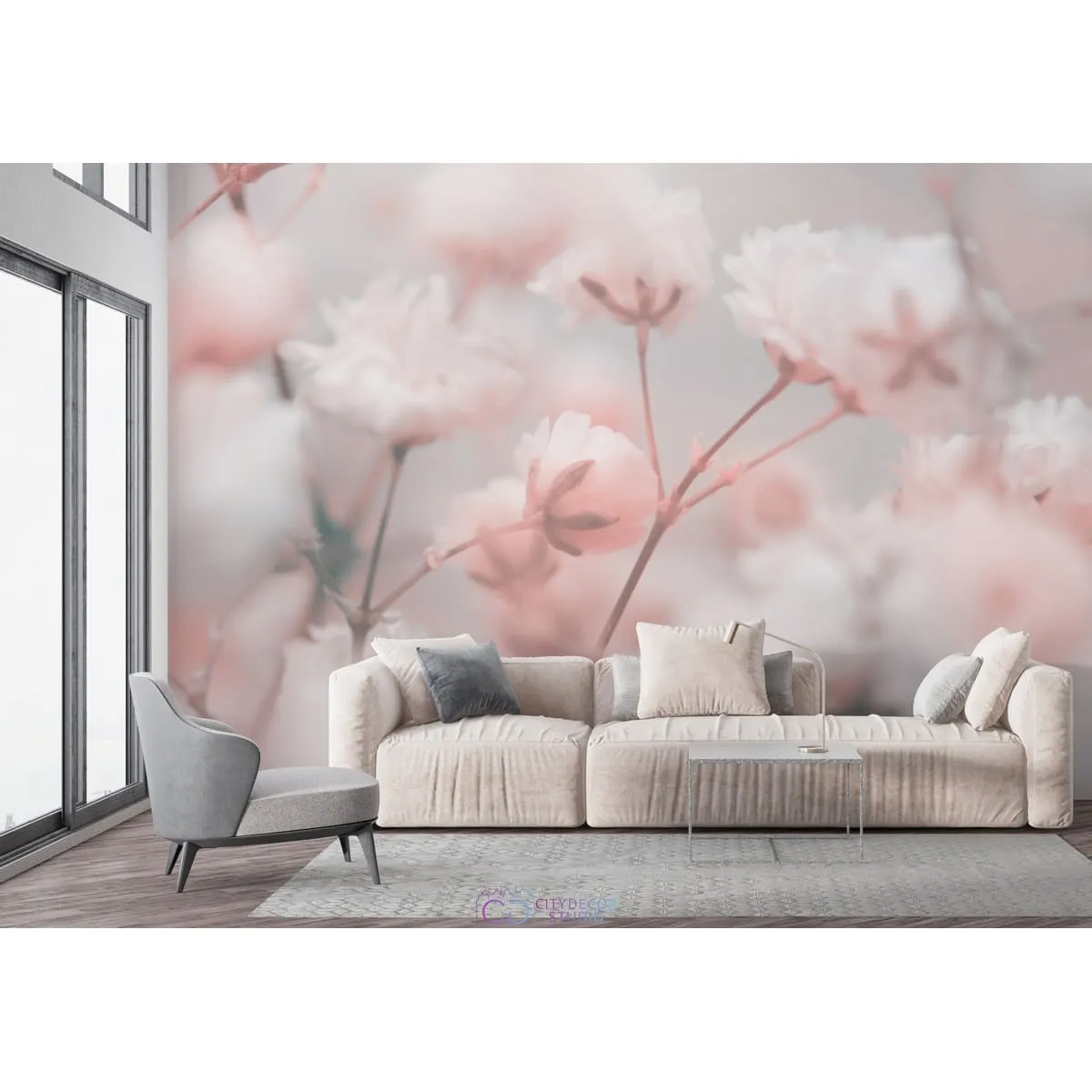Фотообои на заказ по индивидуальному размеру Citydecor Цветы и Растения 169