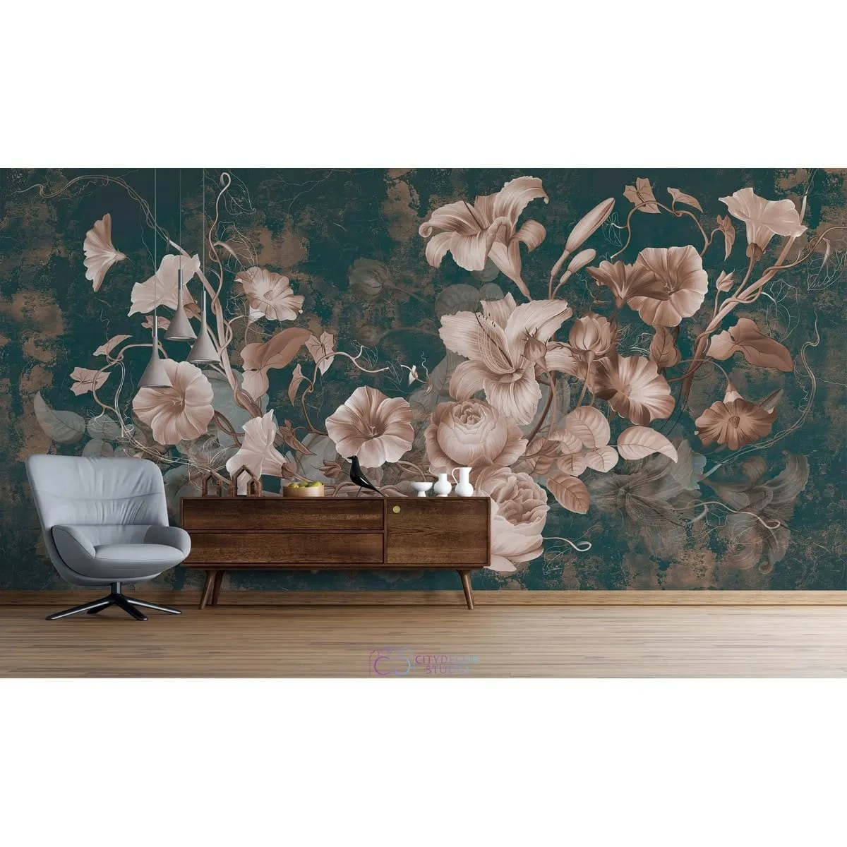 Фотообои на заказ по индивидуальному размеру Citydecor Цветы и Растения 184