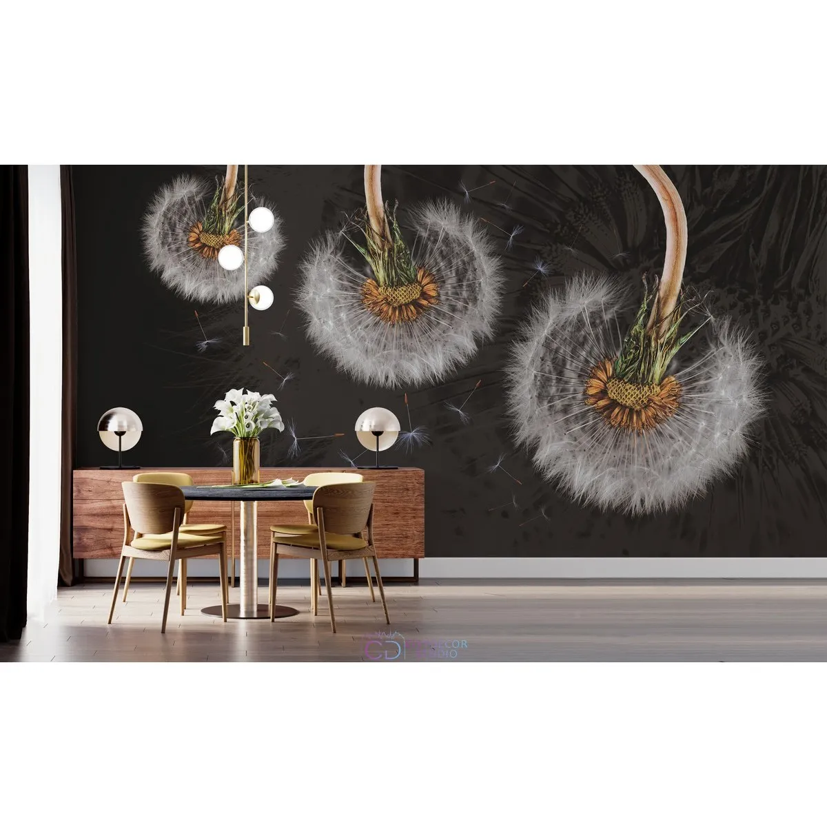 Фотообои на заказ по индивидуальному размеру Citydecor Цветы и Растения 193