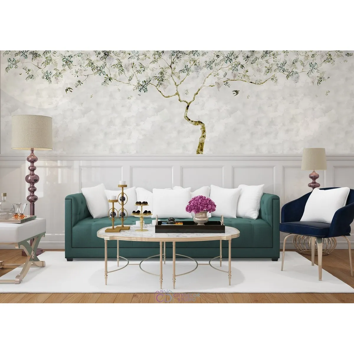 Фотообои на заказ по индивидуальному размеру Citydecor Цветы и Растения 205