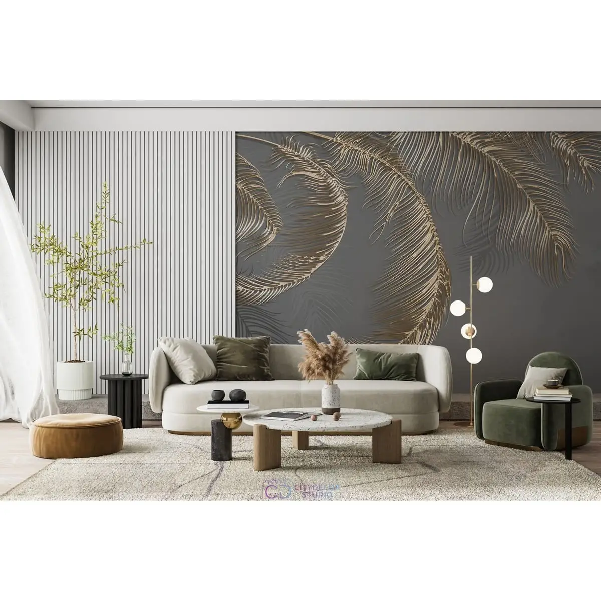 Фотообои на заказ по индивидуальному размеру Citydecor Цветы и Растения 209