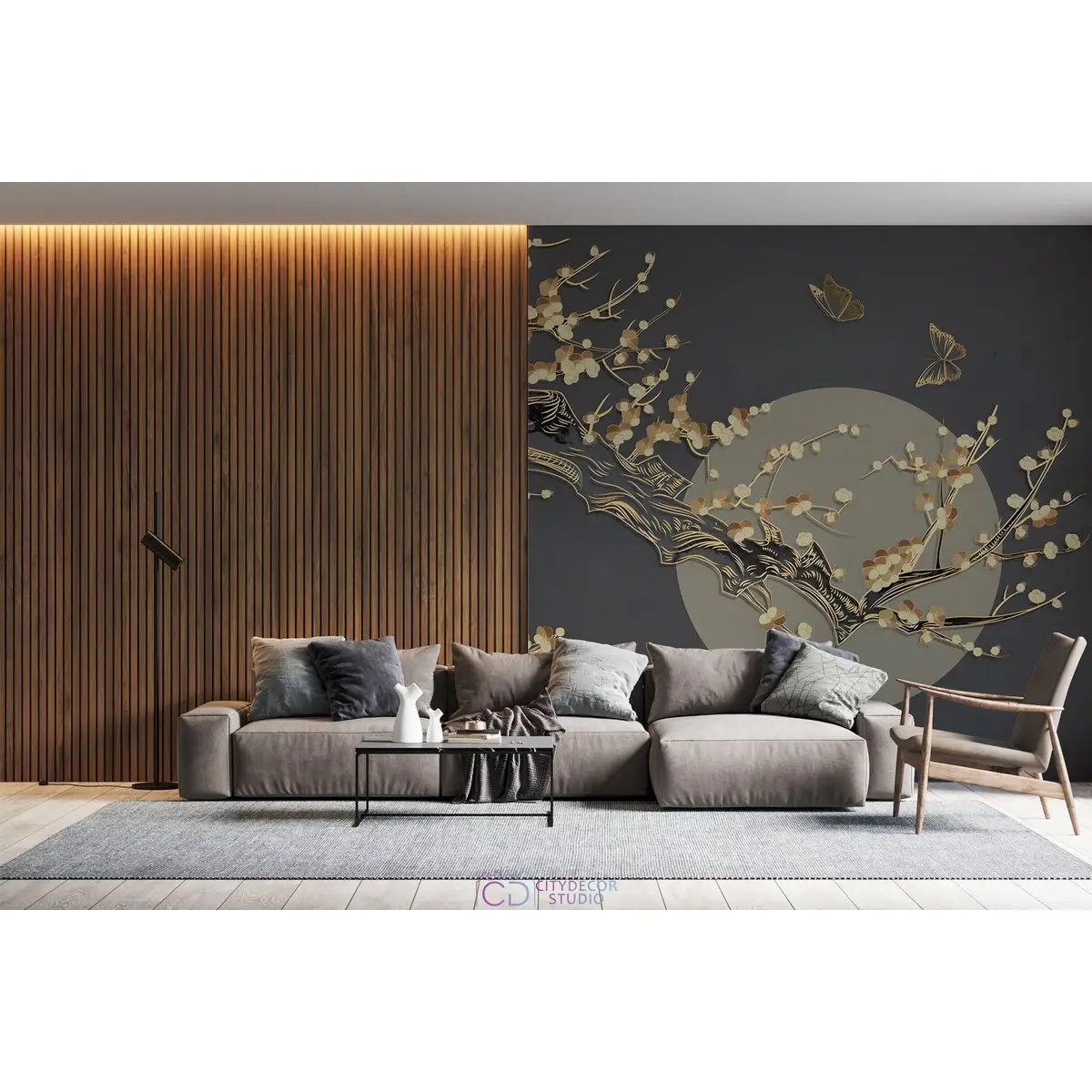 Фотообои на заказ по индивидуальному размеру Citydecor Цветы и Растения 210
