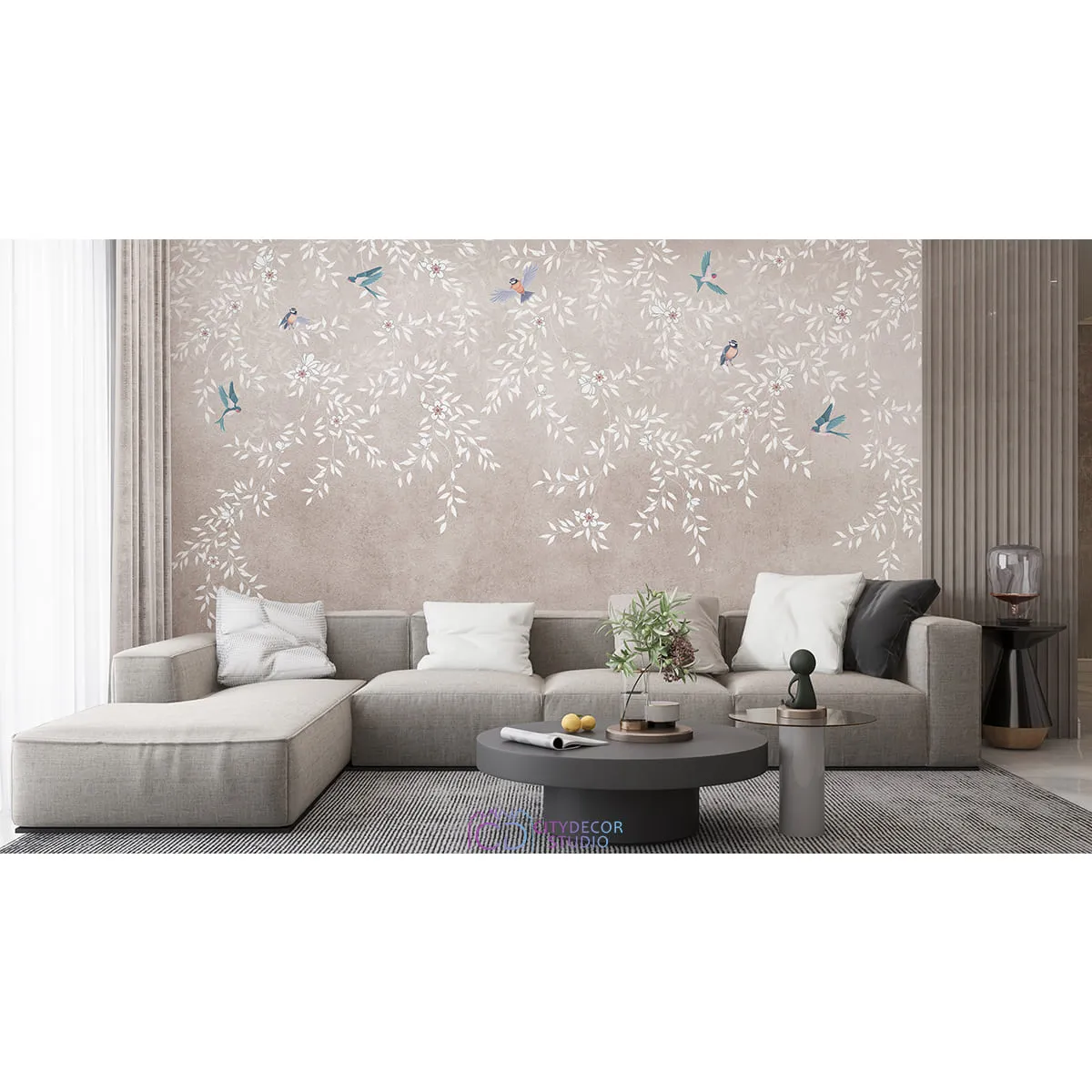 Фотообои на заказ по индивидуальному размеру Citydecor Цветы и Растения 221