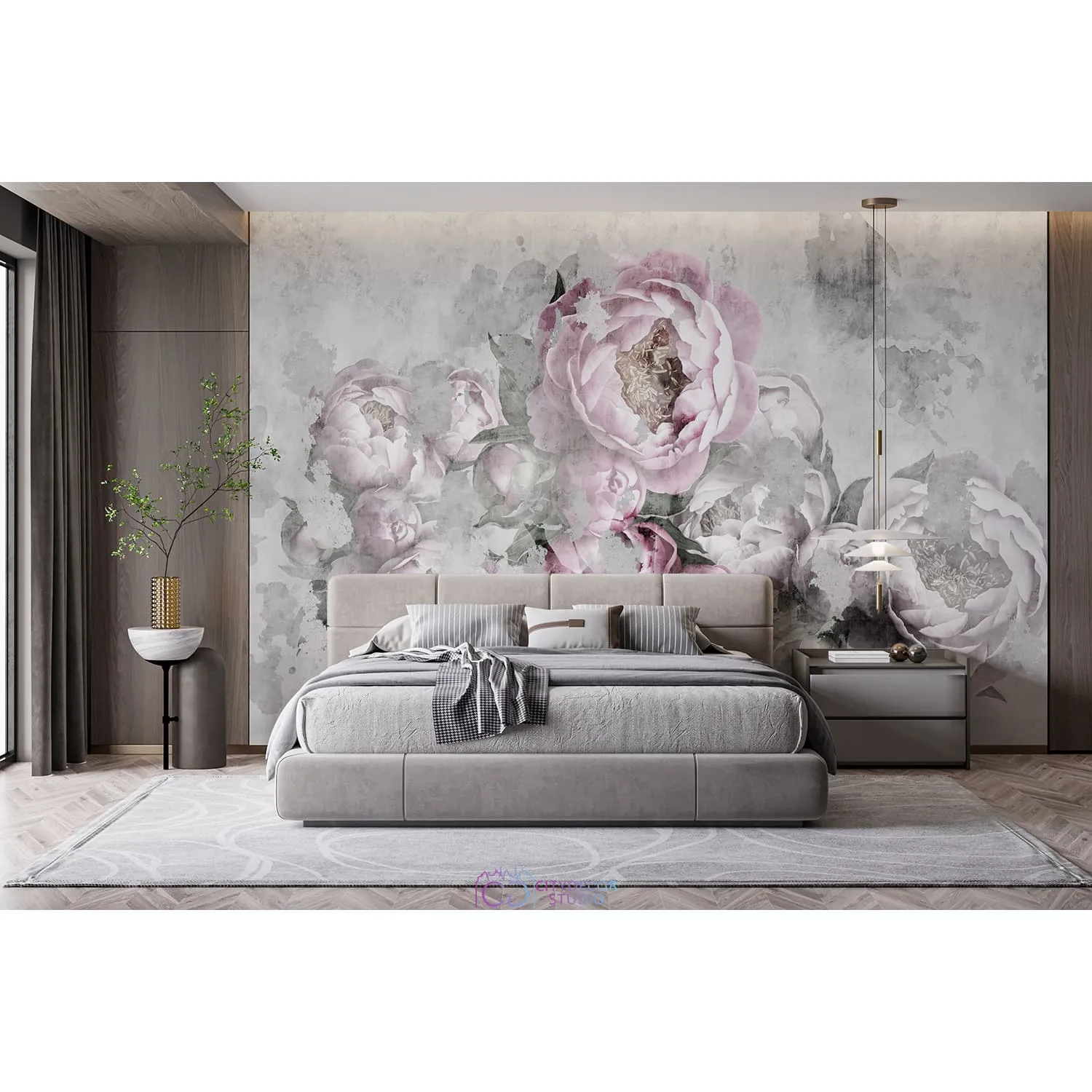 Фотообои на заказ по индивидуальному размеру Citydecor Цветы и Растения 230