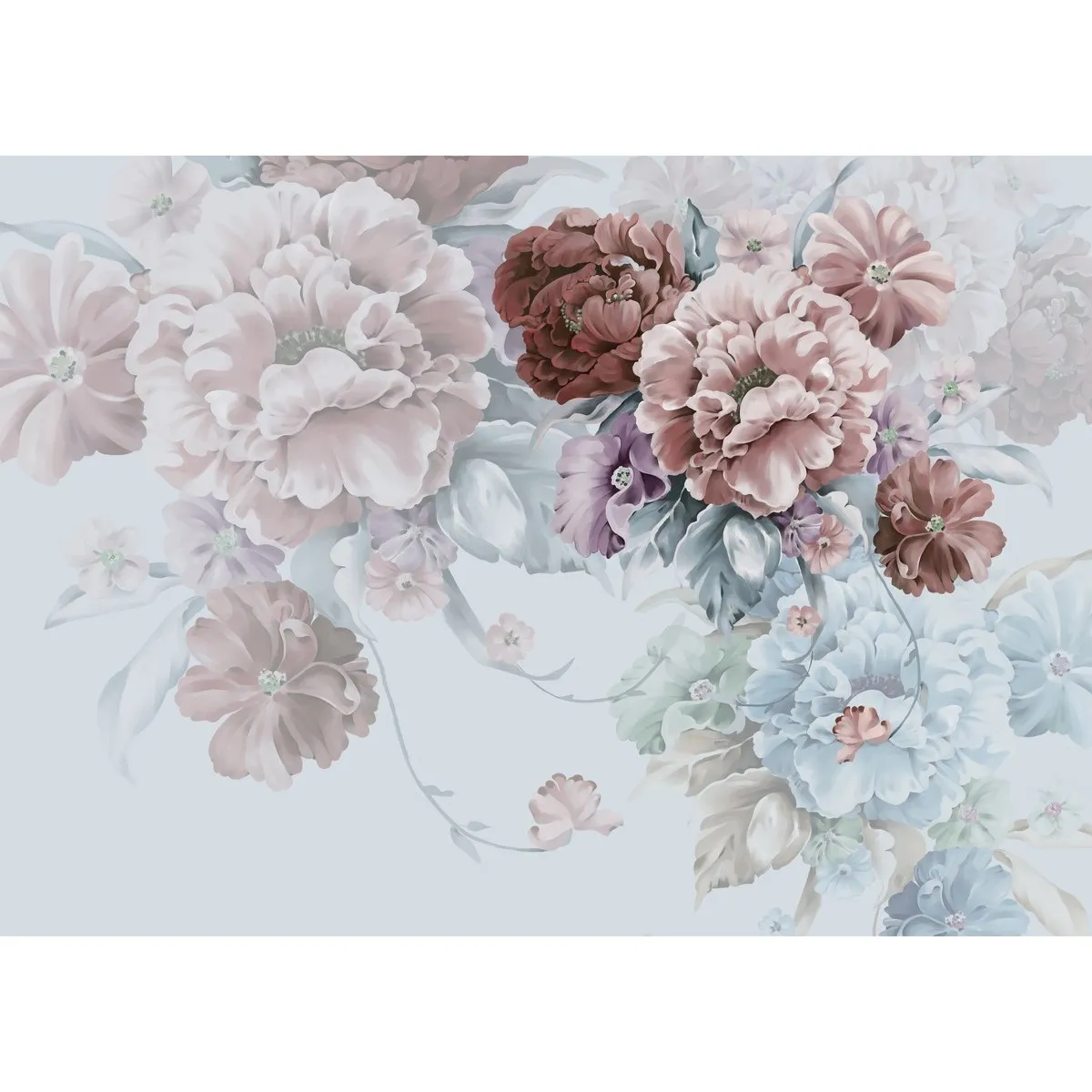 Фотообои на заказ по индивидуальному размеру Citydecor Flower town 1