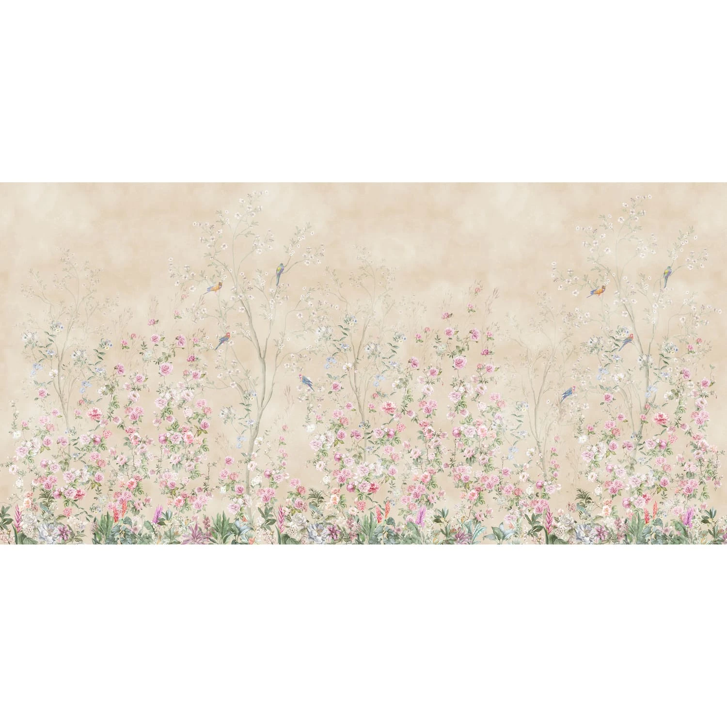 Дизайнерские фотообои по индивидуальному размеру Citydecor Flower town 25
