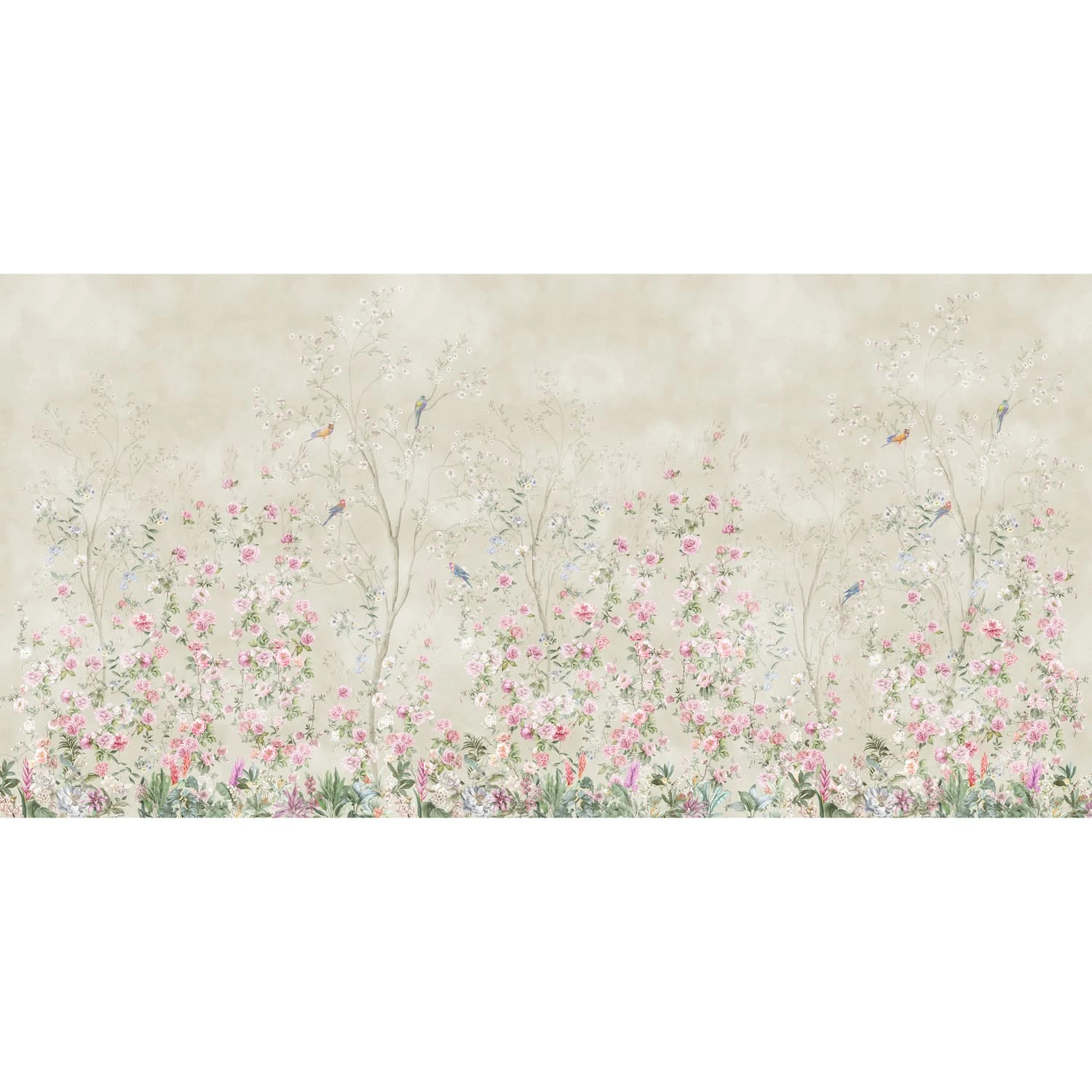Дизайнерские фотообои по индивидуальному размеру Citydecor Flower town 26