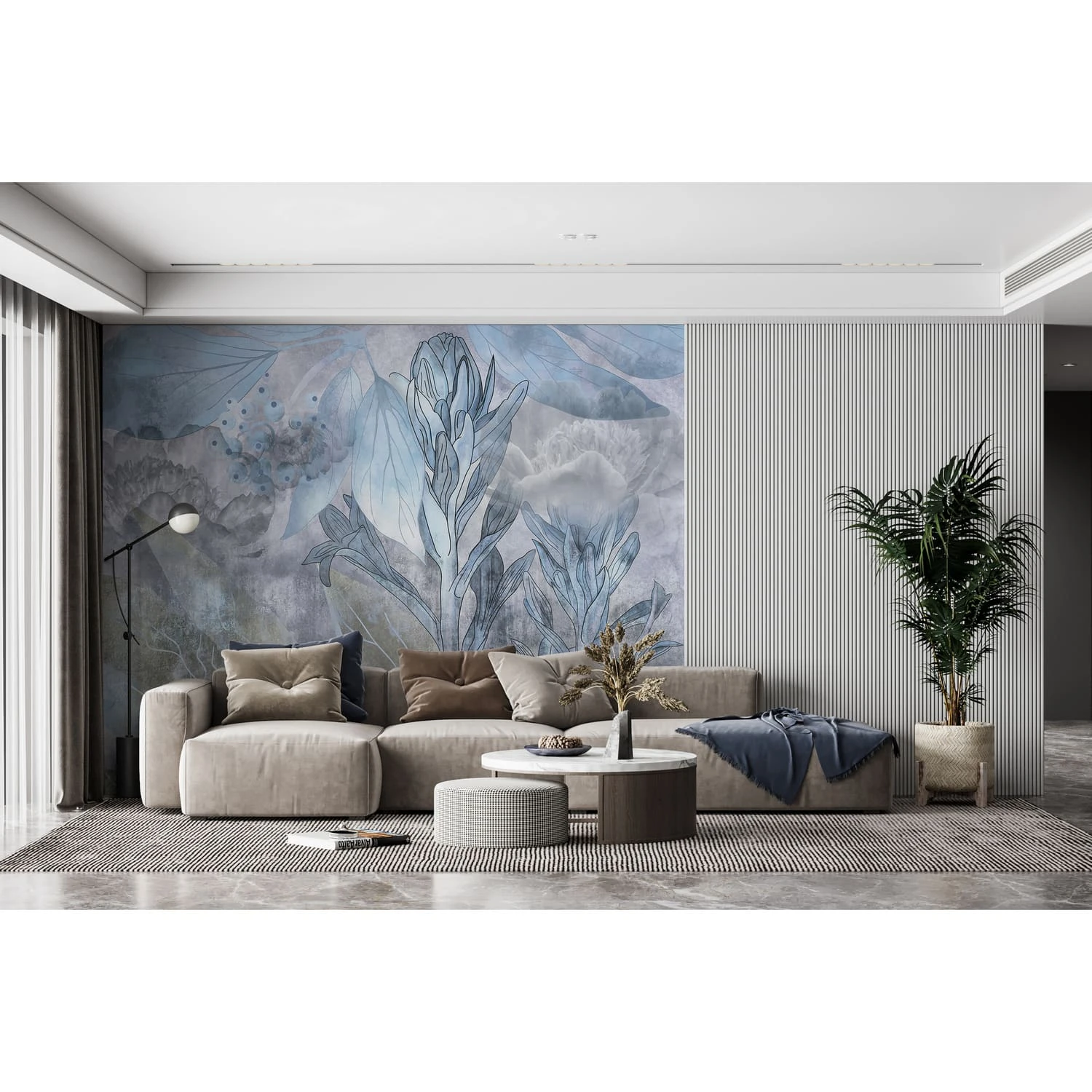 Дизайнерские фотообои по индивидуальному размеру Citydecor Flower town 33