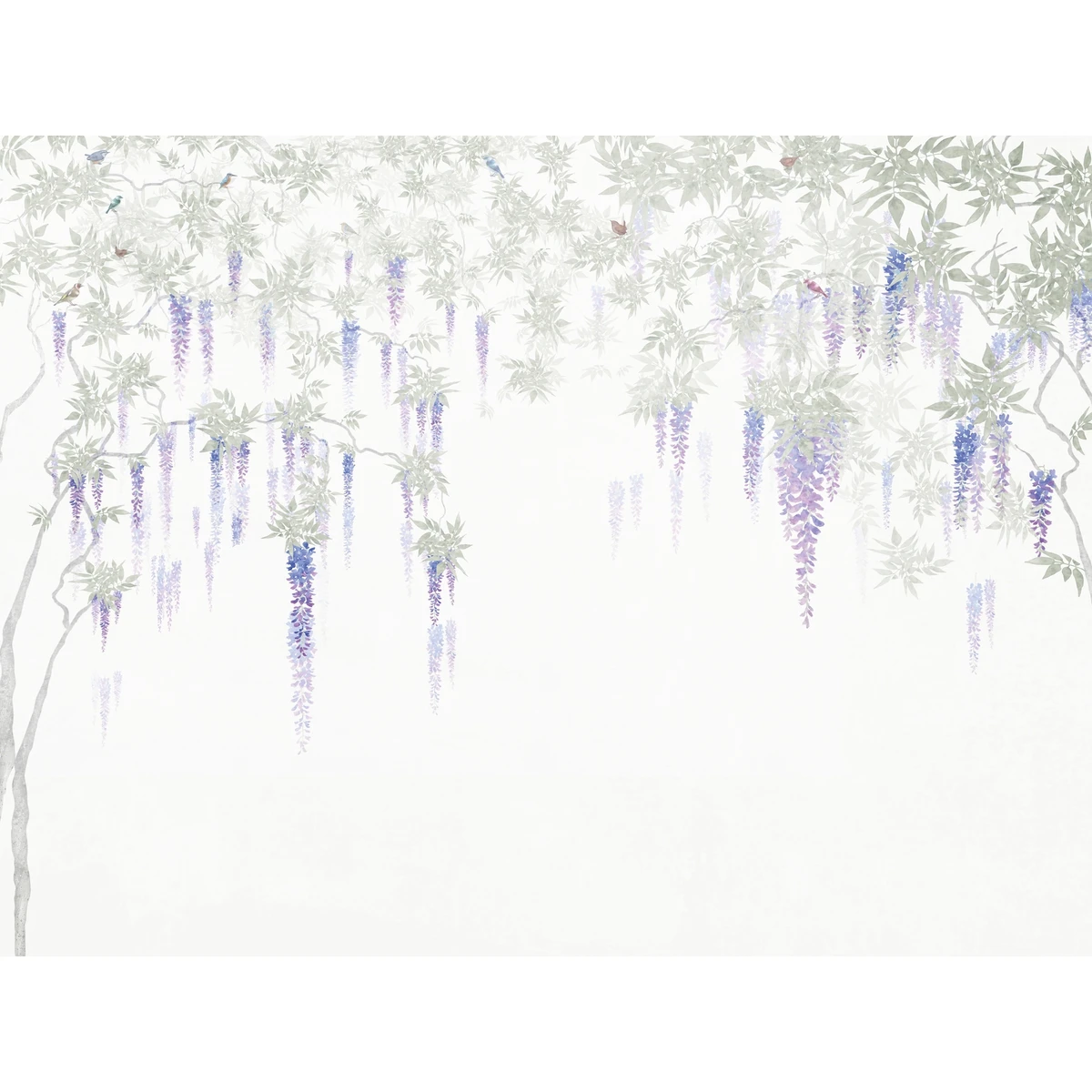 Фотообои на заказ по индивидуальному размеру Citydecor Flower Town 45