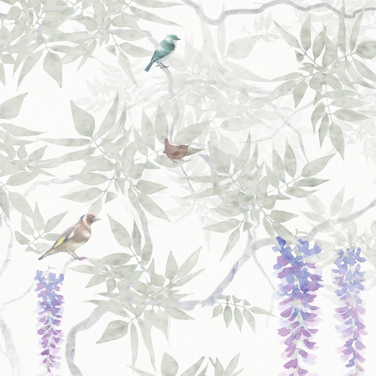 Фотообои на заказ по индивидуальному размеру Citydecor Flower Town 45