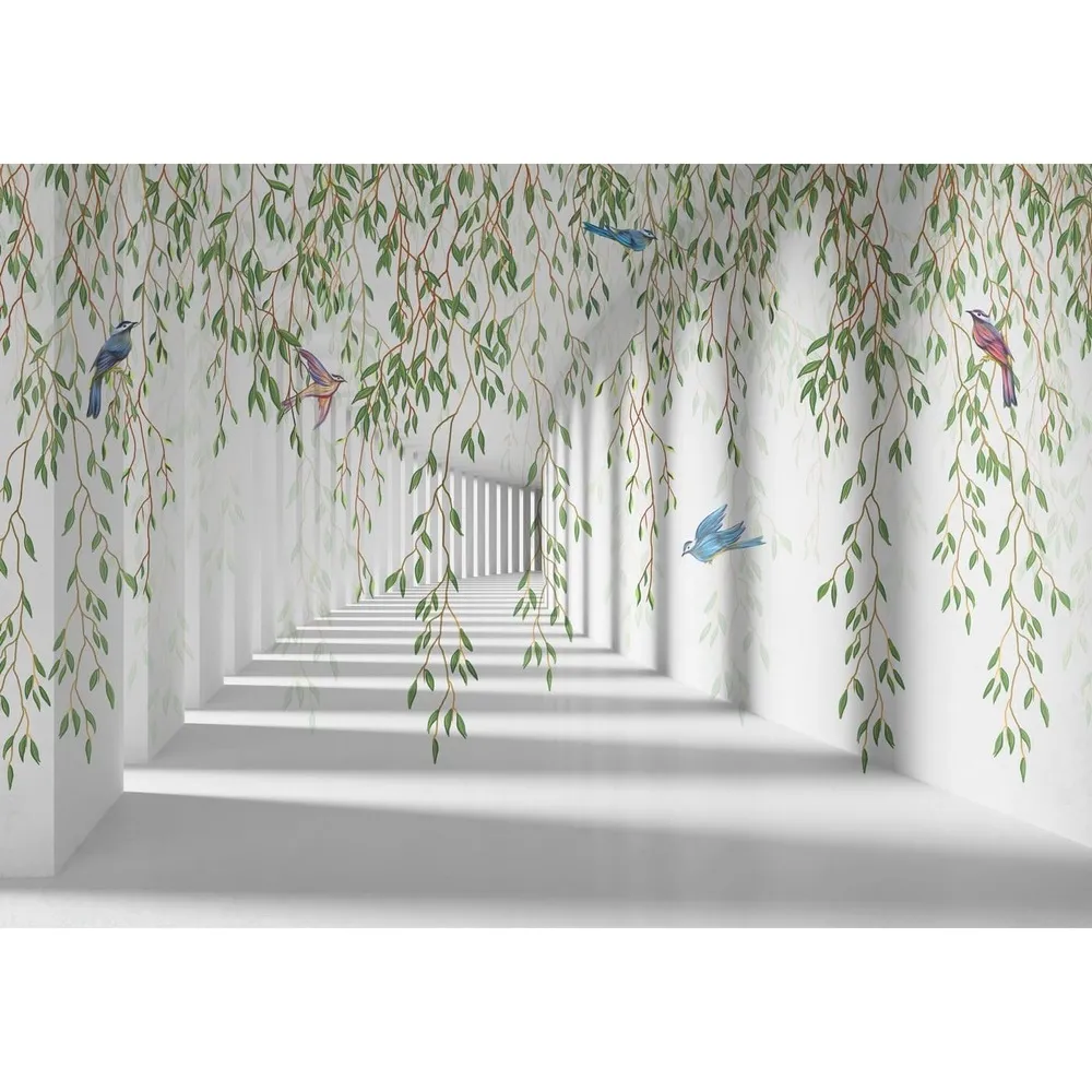 Фотообои на заказ по индивидуальному размеру Citydecor Flower Tunnel 3D 1