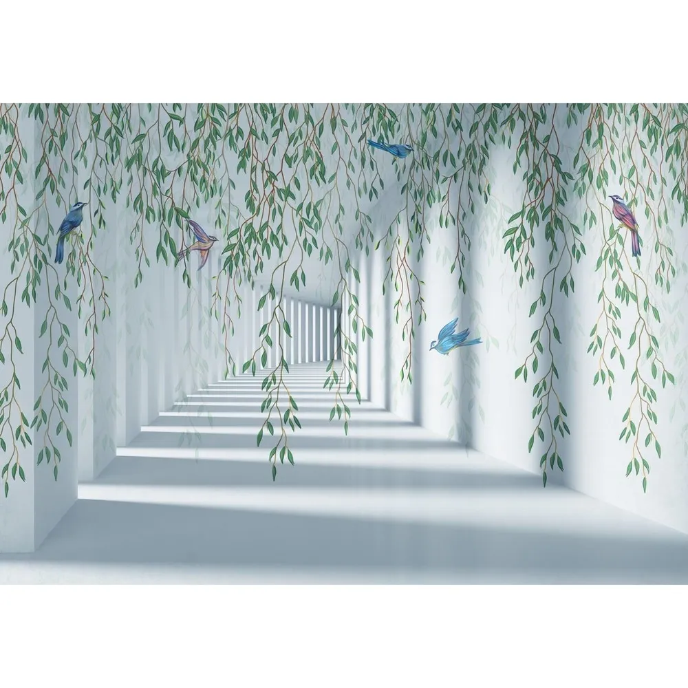 Фотообои на заказ по индивидуальному размеру Citydecor Flower Tunnel 3D 2
