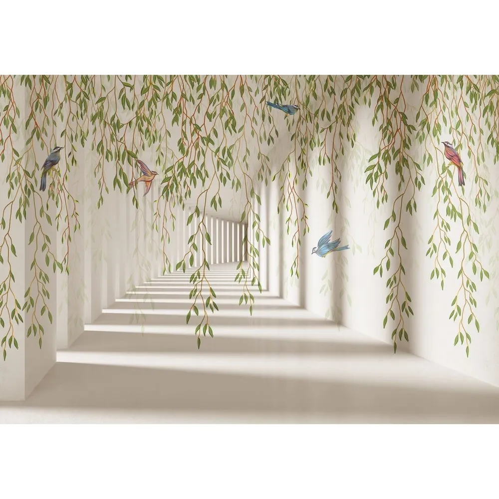 Фотообои на заказ по индивидуальному размеру Citydecor Flower Tunnel 3D 4