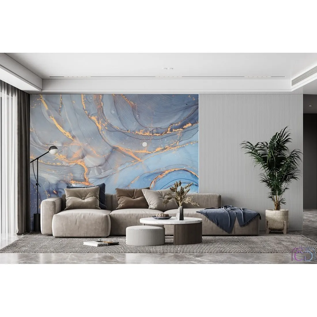 Фотообои на заказ по индивидуальному размеру Citydecor Флюид Арт 23