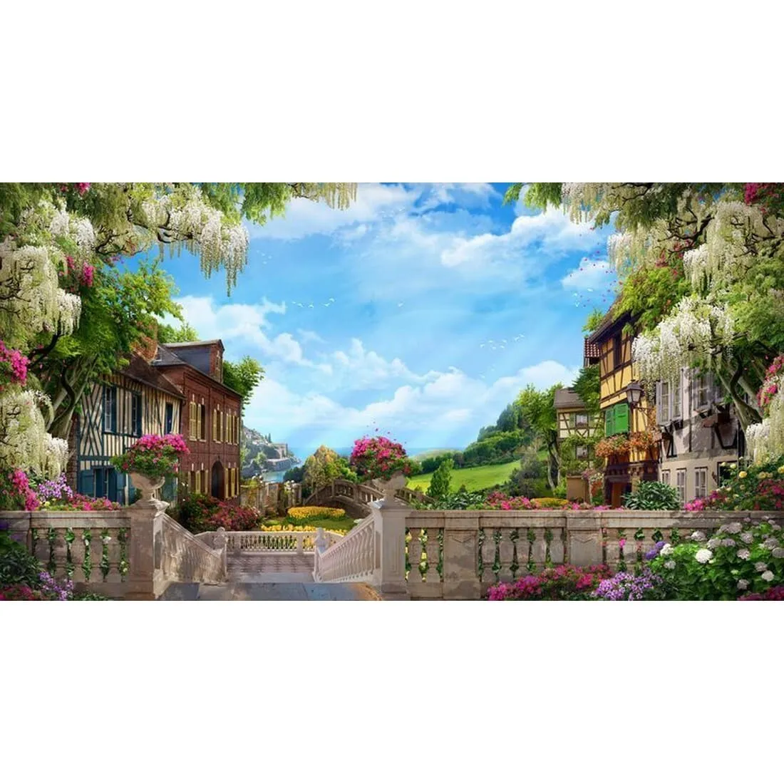 Фотообои на заказ по индивидуальному размеру Citydecor Фреска 1
