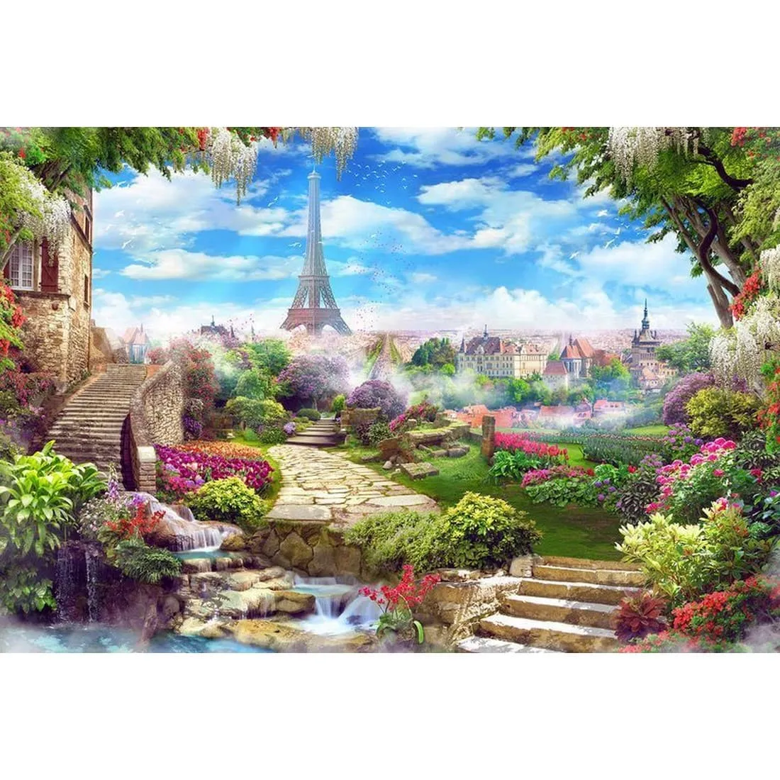 Фотообои на заказ по индивидуальному размеру Citydecor Фреска 3