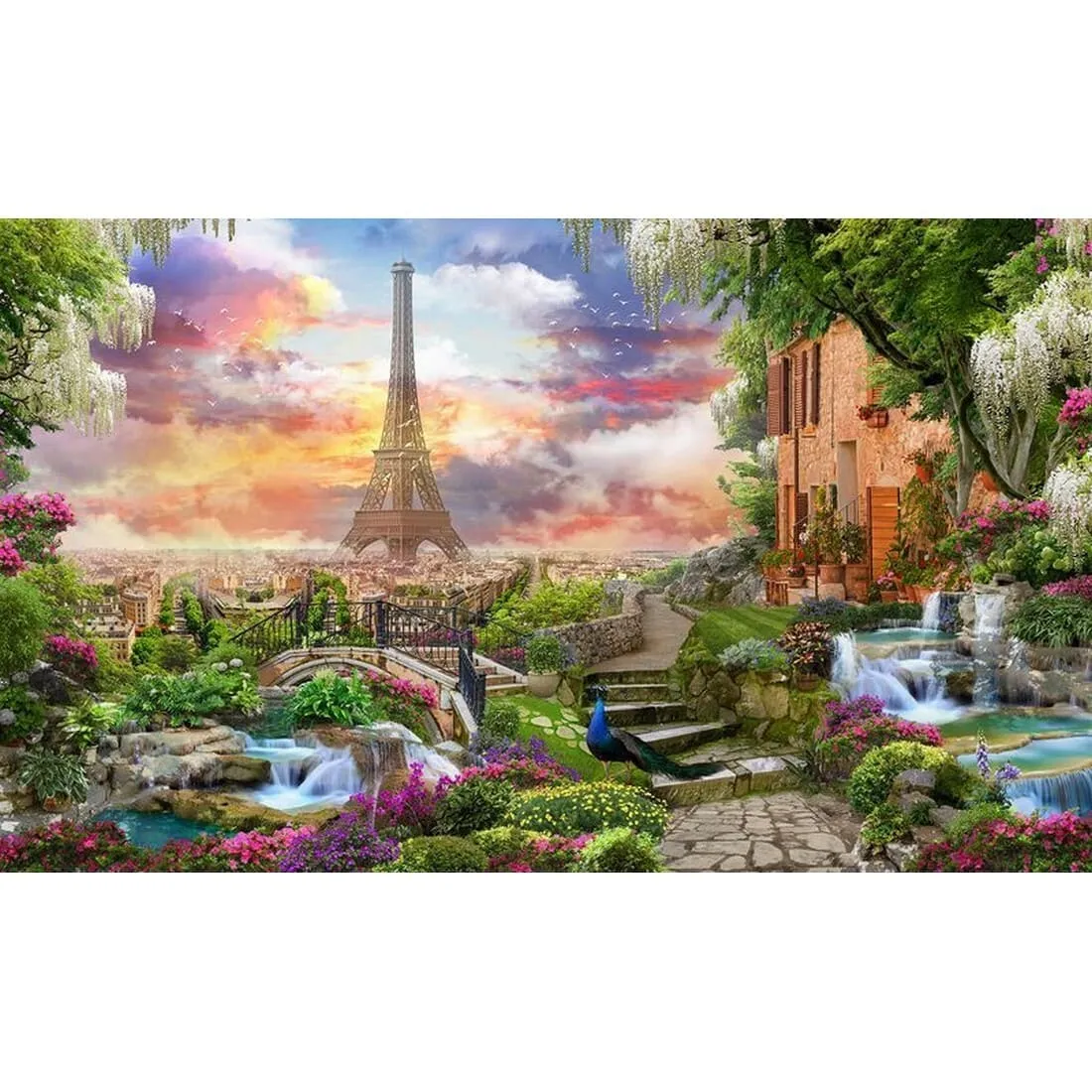 Фотообои на заказ по индивидуальному размеру Citydecor Фреска 38