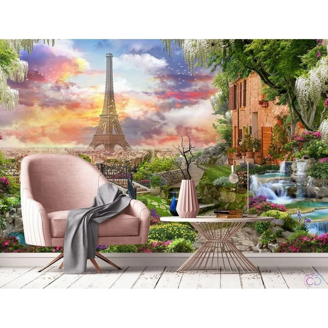 Фотообои на заказ по индивидуальному размеру Citydecor Фреска 38