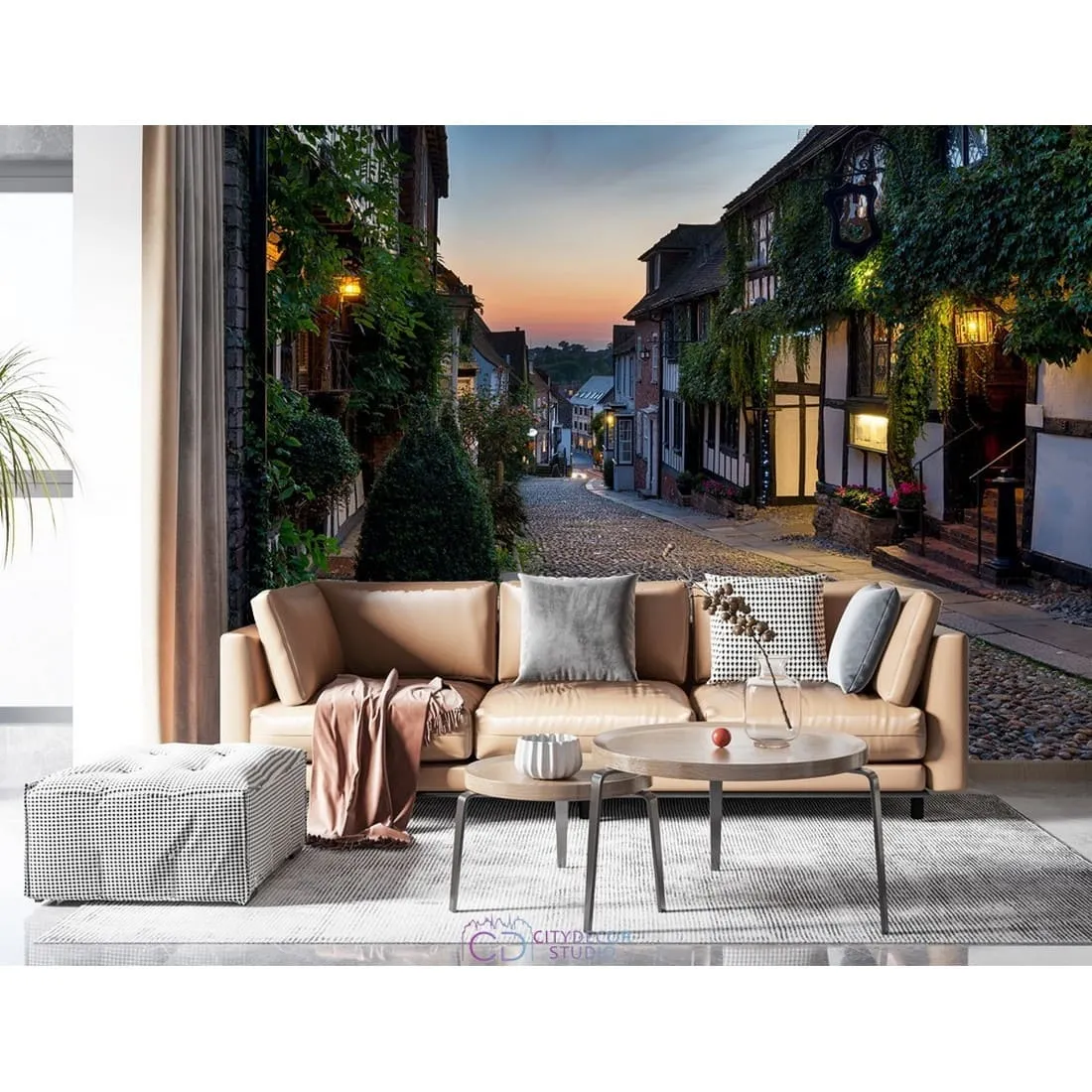 Фотообои на заказ по индивидуальному размеру Citydecor Фреска 50