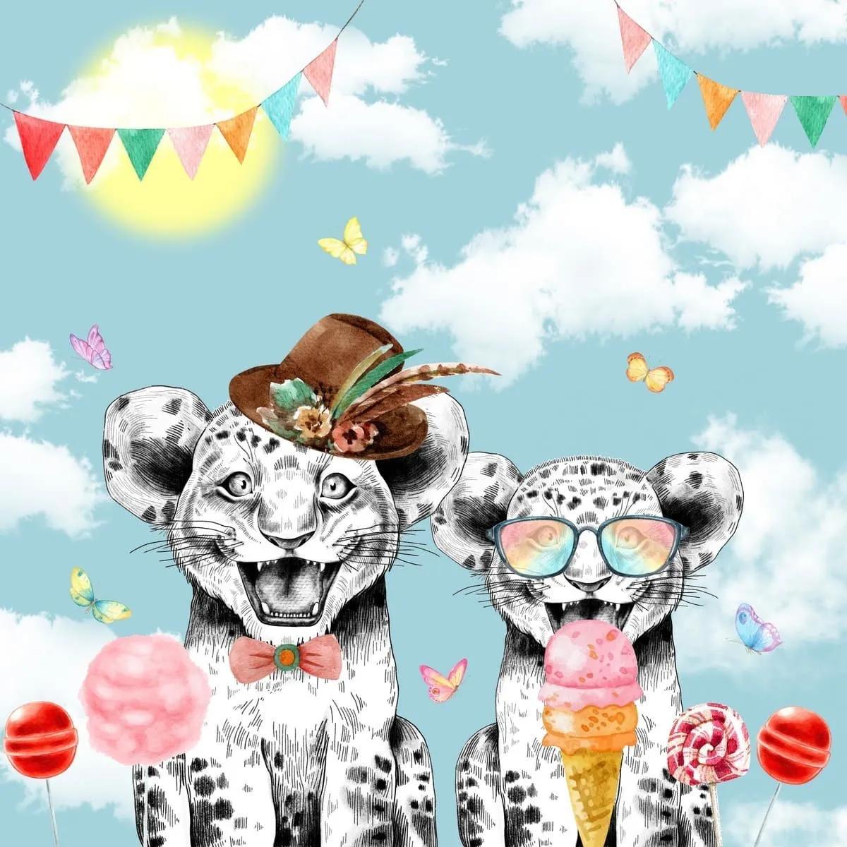 Дизайнерские фотообои по индивидуальному размеру Citydecor Fun 12