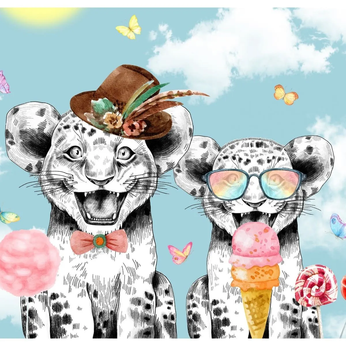 Дизайнерские фотообои по индивидуальному размеру Citydecor Fun 12