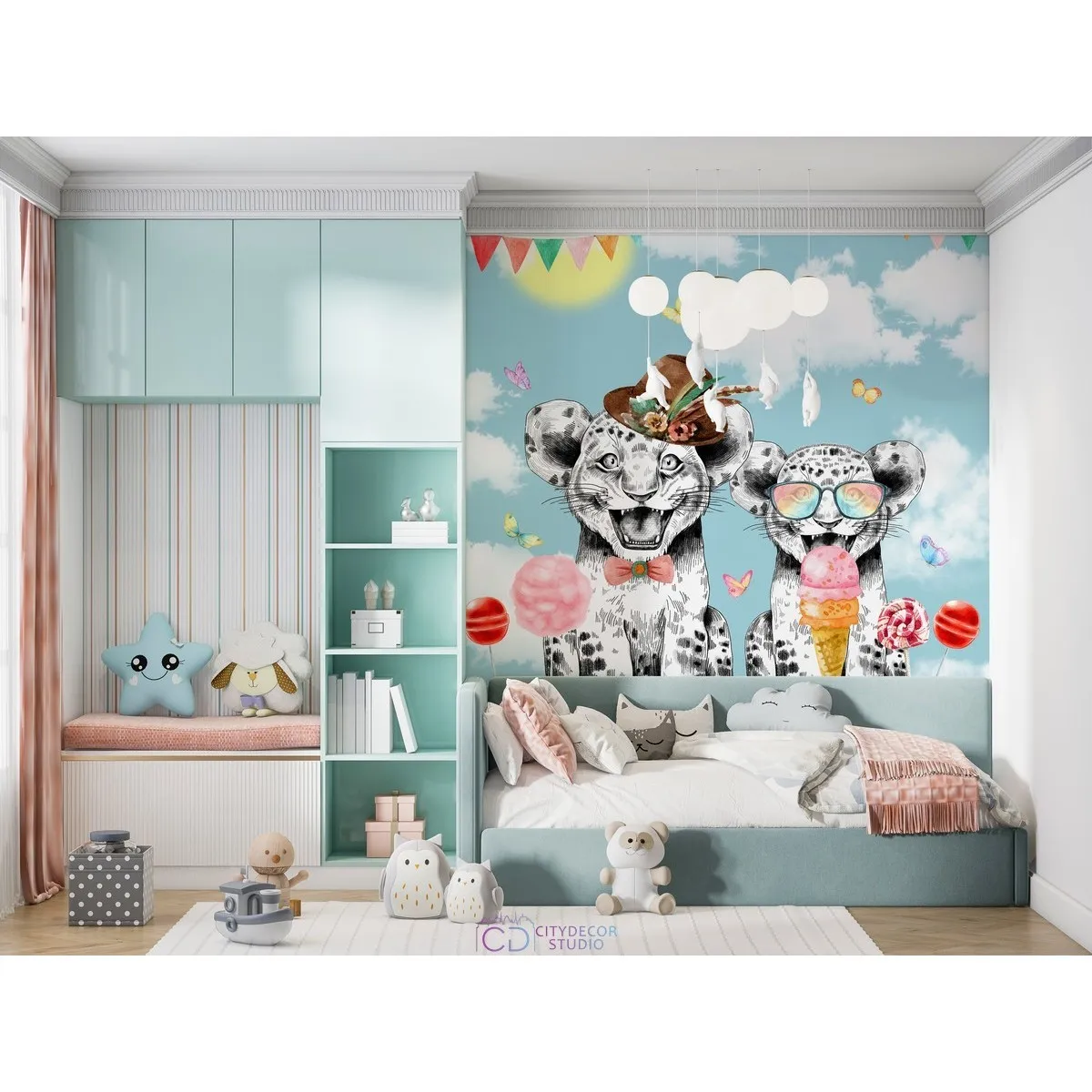 Дизайнерские фотообои по индивидуальному размеру Citydecor Fun 12