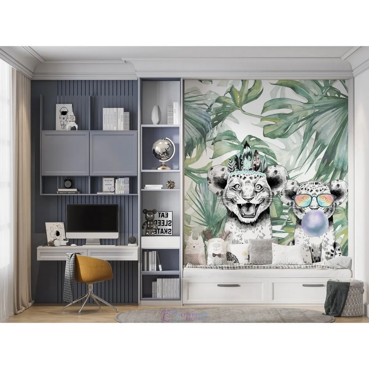 Дизайнерские фотообои по индивидуальному размеру Citydecor Fun 5