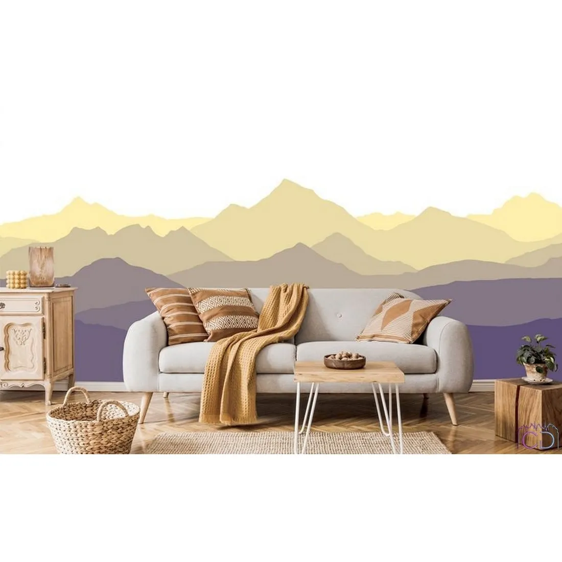 Фотообои на заказ по индивидуальному размеру Citydecor Горные вершины