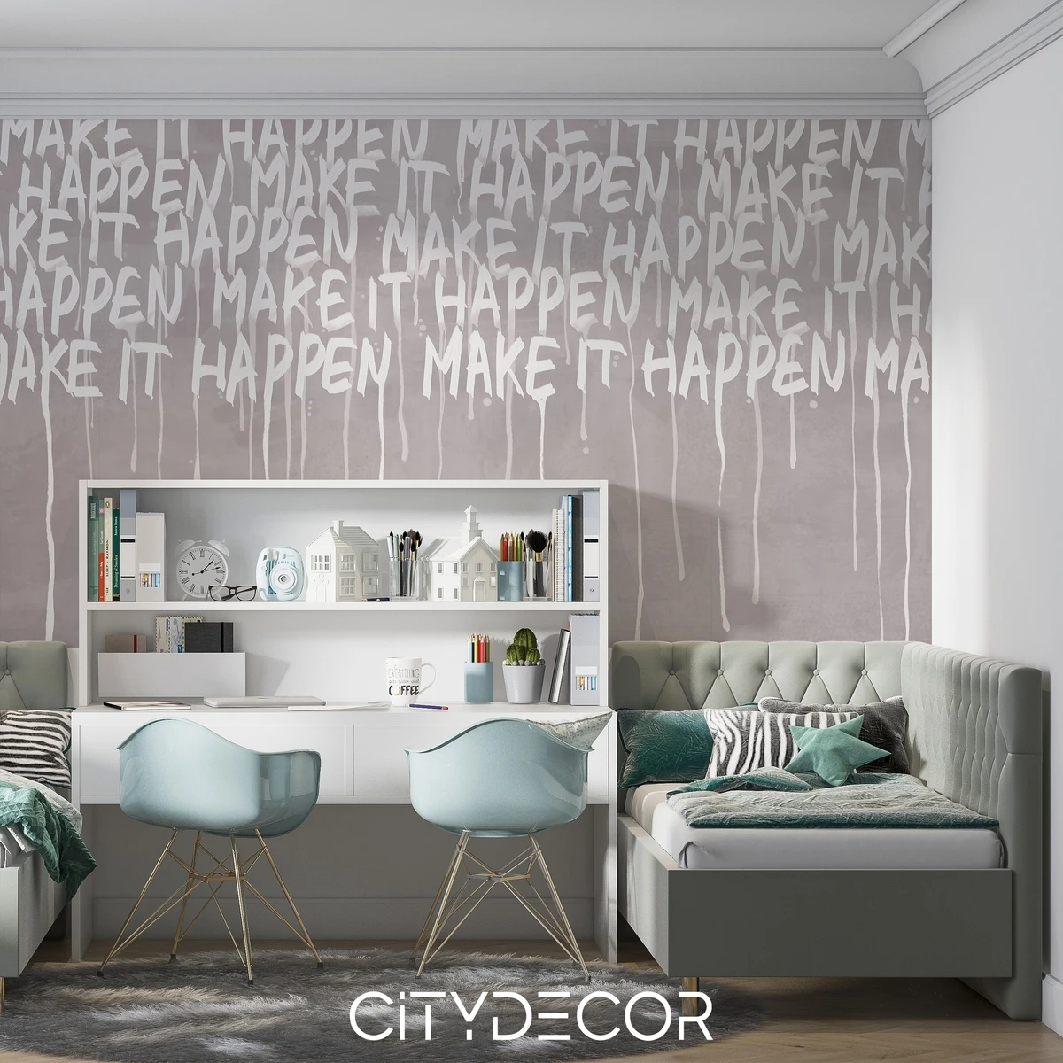 Фотообои на заказ по индивидуальному размеру Citydecor Граффити 1