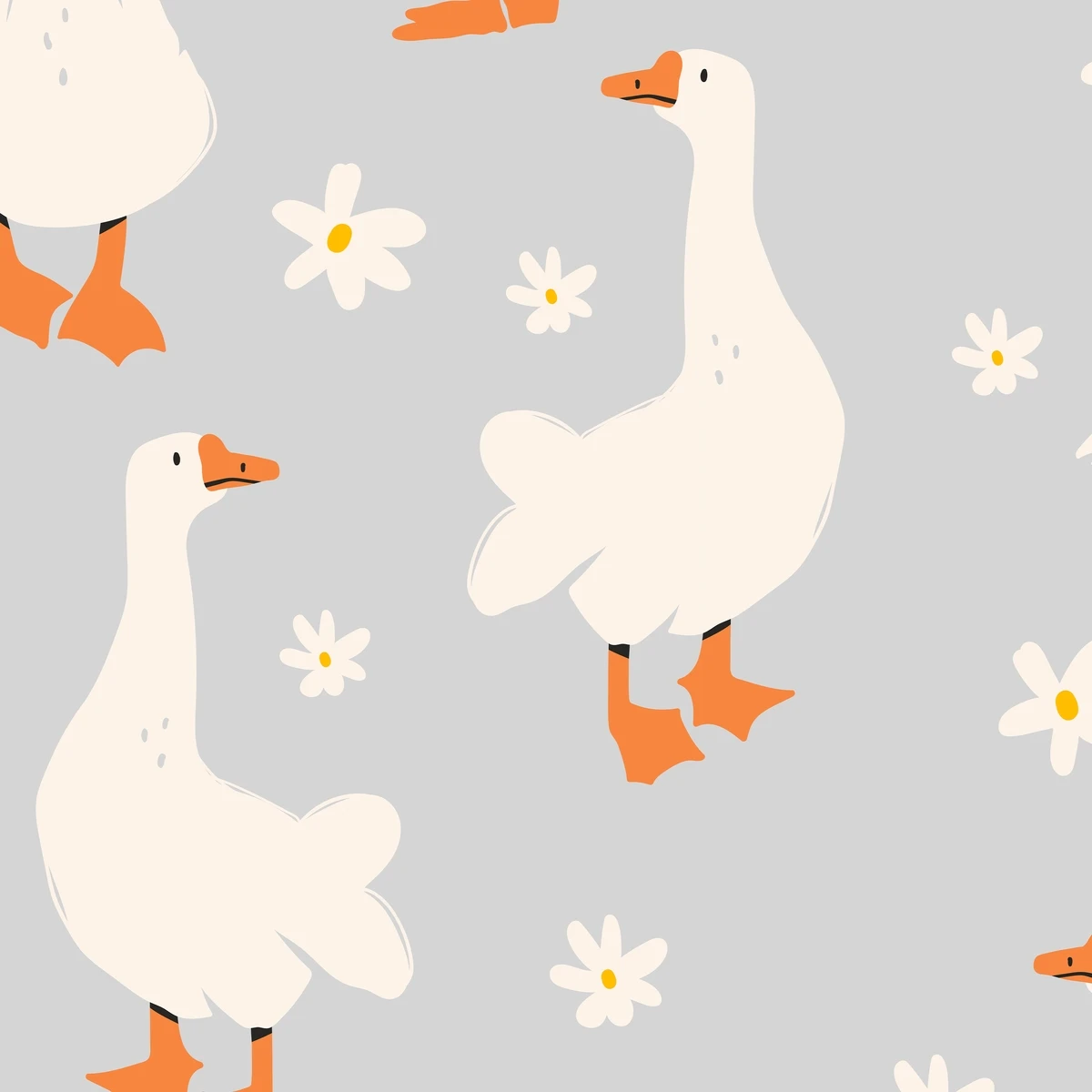 Фотообои на заказ по индивидуальному размеру Citydecor Гуси 3