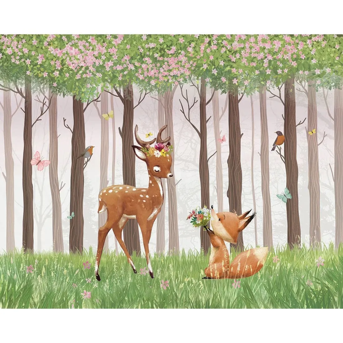 Дизайнерские фотообои по индивидуальному размеру Citydecor Magic Forest 1