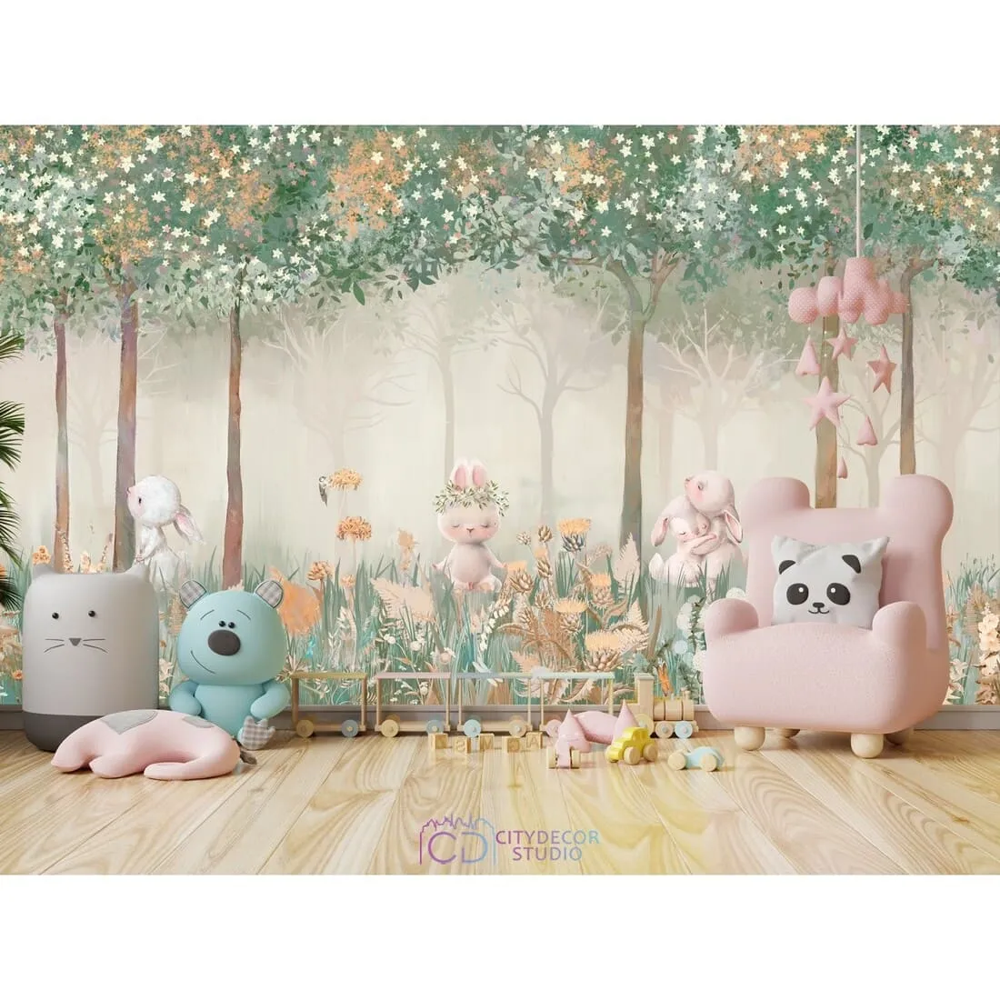 Дизайнерские фотообои по индивидуальному размеру Citydecor Magic Forest 9