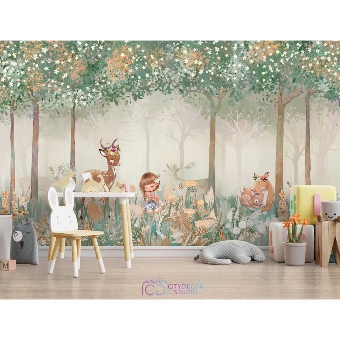 Дизайнерские фотообои по индивидуальному размеру Citydecor Magic Forest 7