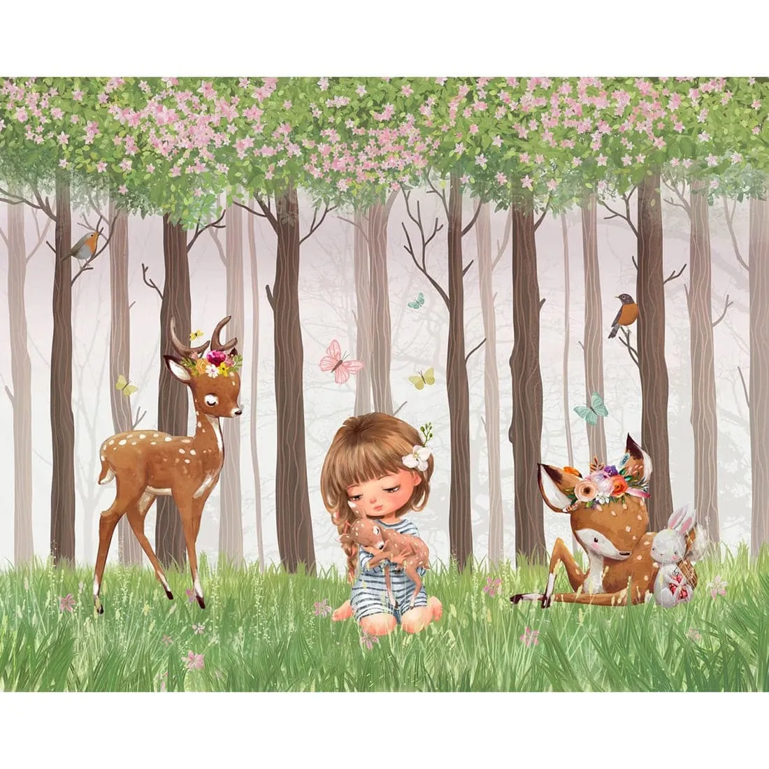 Дизайнерские фотообои по индивидуальному размеру Citydecor Magic Forest 2