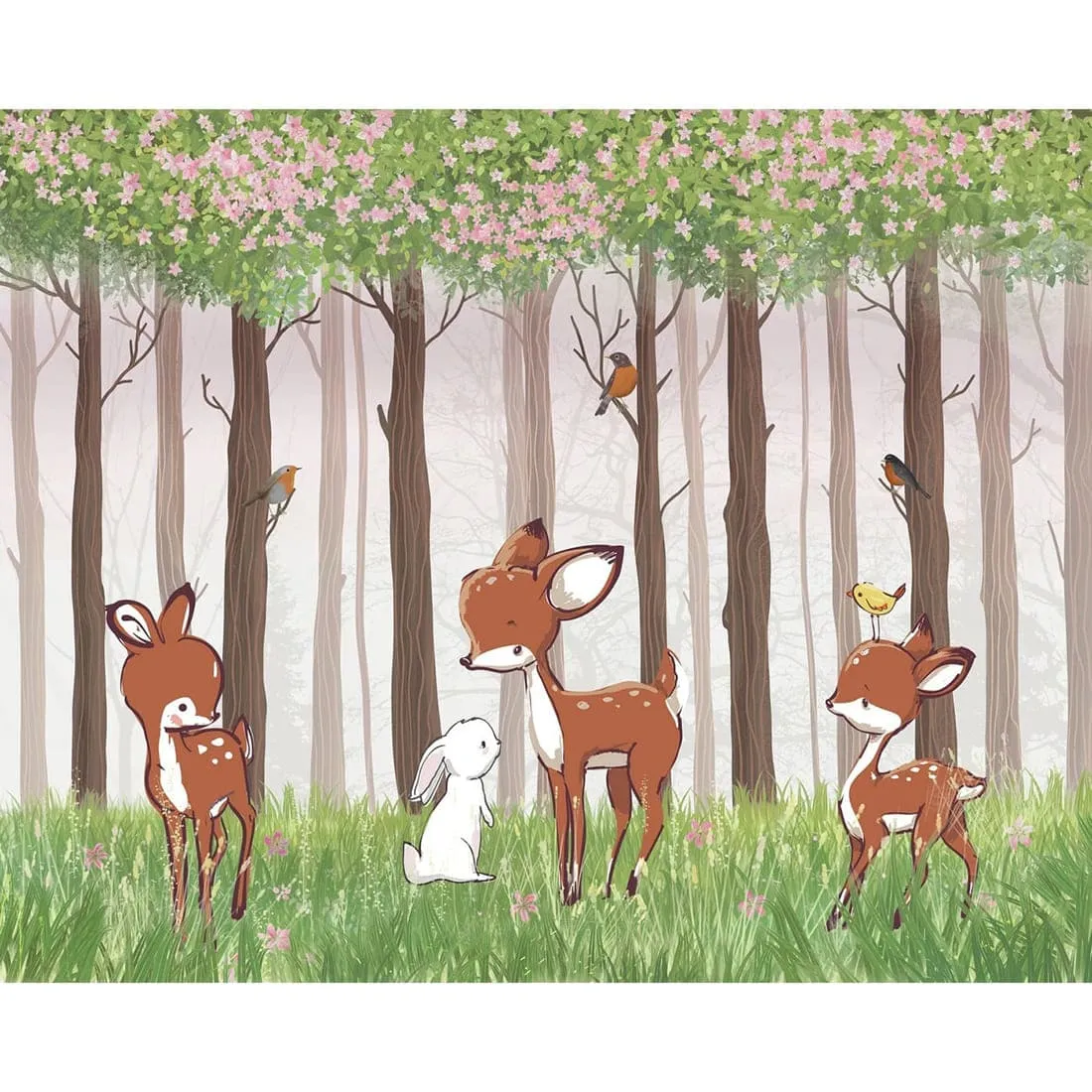 Дизайнерские фотообои по индивидуальному размеру Citydecor Magic Forest 3