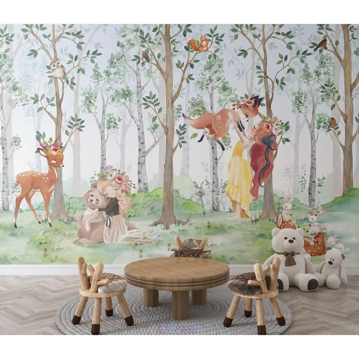 Фотообои на заказ по индивидуальному размеру Citydecor Magic Forest 22