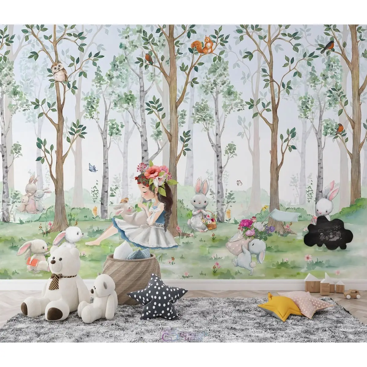 Фотообои на заказ по индивидуальному размеру Citydecor Magic Forest 23