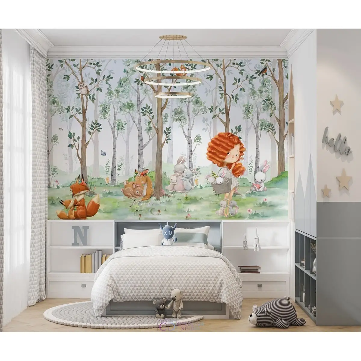 Фотообои на заказ по индивидуальному размеру Citydecor Magic Forest 25