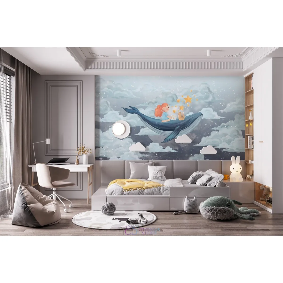 Дизайнерские фотообои по индивидуальному размеру Citydecor Мечтатели 16