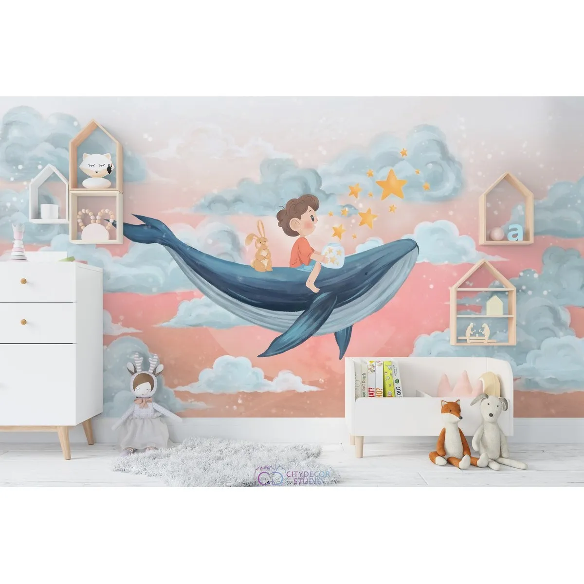 Дизайнерские фотообои по индивидуальному размеру Citydecor Мечтатели 24