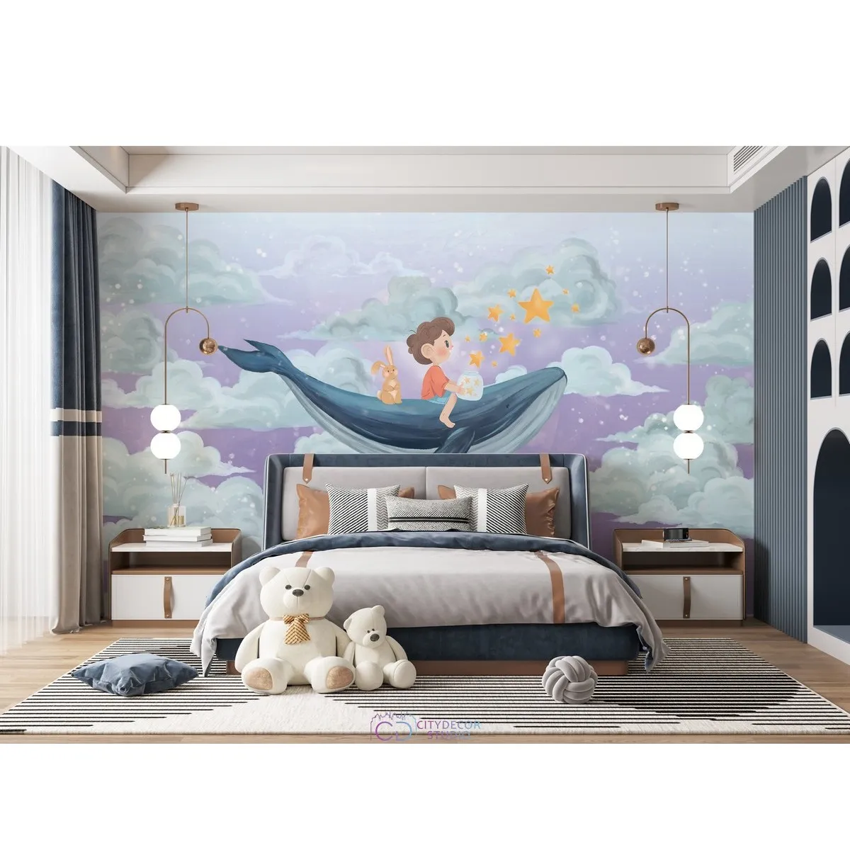 Дизайнерские фотообои по индивидуальному размеру Citydecor Мечтатели 27